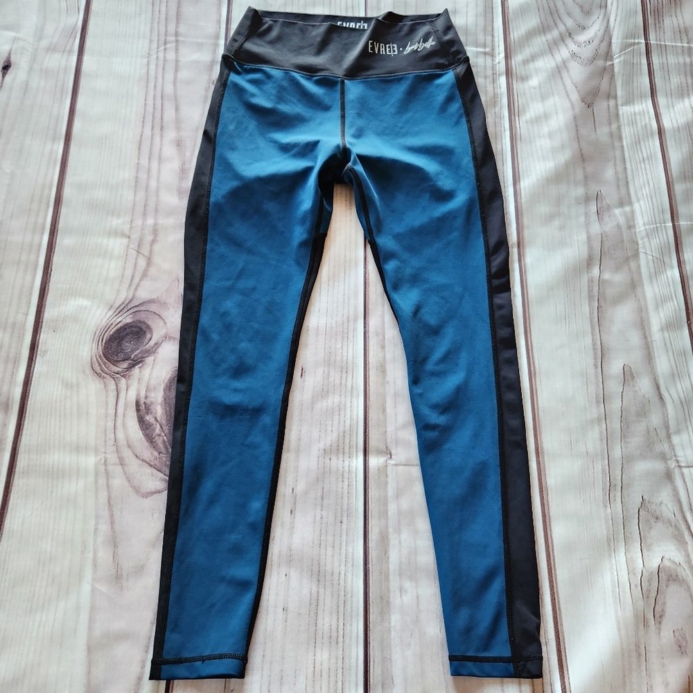 Evree X Barbella “Bella Heart” Legging & Bra Set Black Blue | Women's Size M - Picture 10 of 16